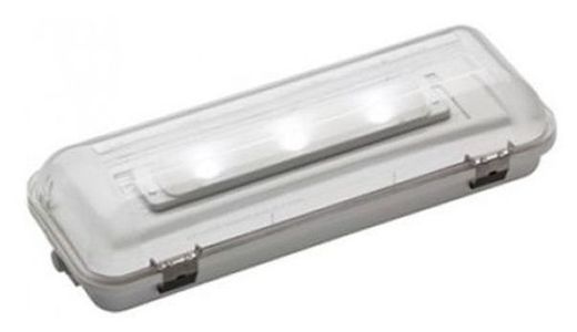 Luminaria Emergencia Hermetic Led 620Lm 1H No Permanente 361X131X69Mm Blanco