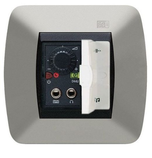 Mando 2 Canales Stereo/Monofásico 1,5+1,5W Blanco Nieve