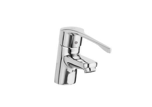 Pro - Mezclador Monomando Para Lavabo Con Maneta Gerontológica Para Personas Con Movilidad Reducida , Enganche Para Cade