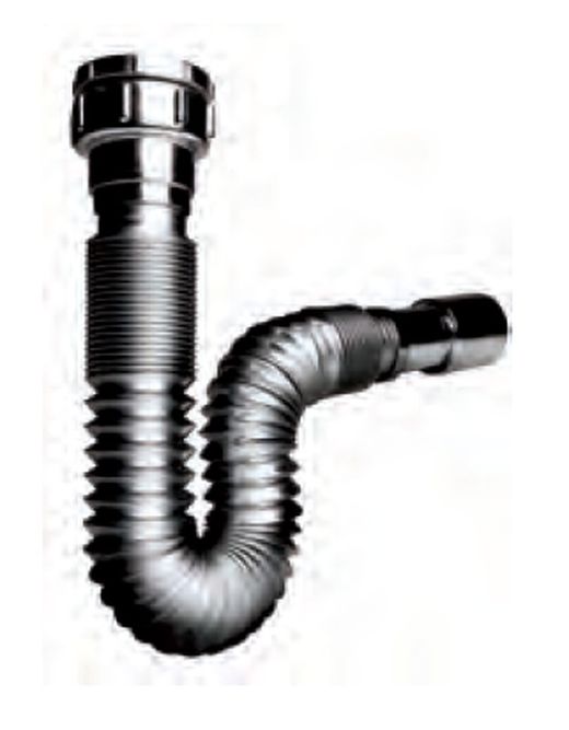 Sifón Universal Extensible Cromado Cabel 1”½ - 1”¼ / Ø32-Ø4